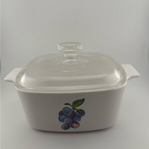 Corning Ware Fruit Basket 1.5 Qt Casserole Dish with Lid